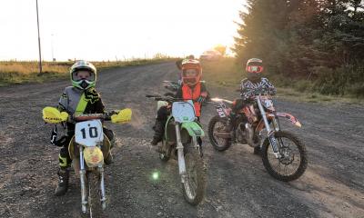 skemmtilegar sumaræfingar í Motocross