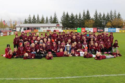 Fjörug knattspyrnunámskeið í sumar hjá Umf. Selfoss